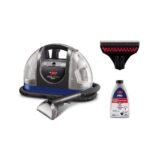BISSELL Little Green Portable Carpet Cleaner 3" Cleaning Path Blue: Electric Floor Care Appliance, 48 oz Tank, 15 ft Cord