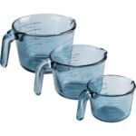 COOK WITH COLOR Glass Measuring Cups - Ideal for Cooking and Baking