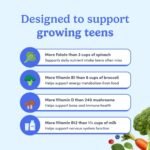 First Day Teens' Daily Multivitamin Gummies for Ages 13-17 with Folate, Vitamin A, C, D3, K2, B1, B9, and B12 - 50ct - Image 4
