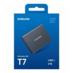 Samsung T7 4 TB Portable Solid State Drive - External - PCI Express NVMe - Titan Gray - Image 5