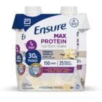 Ensure Max Protein Nutrition Shake French Vanilla Non-Caffeinated - 30g Protein - 11 fl oz /4pk