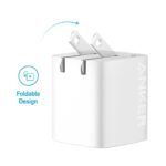 Anker 2 Port 33W Wall Charger with 6' USB-C to USB-C Cable - White: Quick Charge, 9V Output - Image 3
