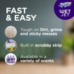 Swiffer WetJet Floor Mop Starter Kit (1 Spray Mop, 5 Mopping Pads, 1 Floor Cleaner Liquid Solution) - 8pc - Image 2