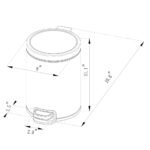 5L Round Step Trash Can - Brightroom™ - Image 5