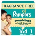 Pampers Swaddlers Sensitive Disposable Diapers - (Select Size and Count)