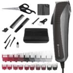 Remington Easy Fade Haircut Kit, Hair Clippers for Men, Tapered and Standard Fixed Combs, Travel Case Included, Black - Image 2