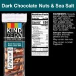 KIND Zero Added Sugar Dark Chocolate Nuts & Sea Salt Bars - 6.2oz/5ct - Image 2