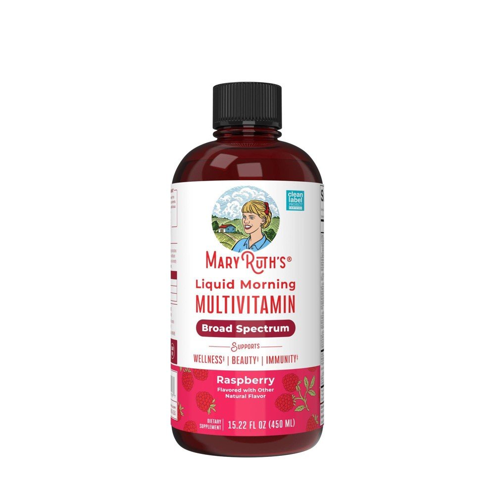 GUEST_dc8298c1-5bf6-4c8e-bb6e-ba097fa2a513 MaryRuth's Liquid Morning Vegan Multivitamin - Raspberry - Image 1