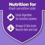 Purina Cat Chow Sensitive Skin and Stomach Turkey Flavor Dry Cat Food - 6.3 lbs - Image 5