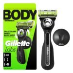 Gillette Labs Body + Intimate Men's Razor with Magnetic Hanger