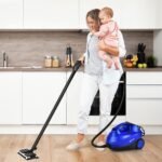 Costway 2000W Heavy Duty Steam Cleaner Mop Multi-Purpose W/19 Accessories PurpleBlue - Image 2