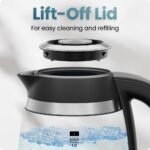 Chefman Fast-Boil 1.8L Infuser Kettle Black - Image 5