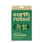 Earth Rated Unscented Handle Dog Waste Disposal Bags - 120ct