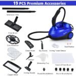 Costway 2000W Heavy Duty Steam Cleaner Mop Multi-Purpose W/19 Accessories PurpleBlue - Image 5