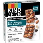 KIND Zero Added Sugar Dark Chocolate Nuts & Sea Salt Bars - 6.2oz/5ct - Image 3