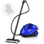 Costway 2000W Heavy Duty Steam Cleaner Mop Multi-Purpose W/19 Accessories PurpleBlue
