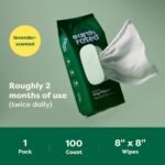 Earth Rated Thick Hypoallergenic Pet Grooming Wipes - Lavender Scent - 100ct - Image 5
