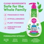Dapple Bottle & Dish Soap - Fragrance Free - 16.9 fl oz: Hypoallergenic, Dye-Free, Paraben-Free, Sulfate-Free - Image 4