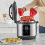 Instant Pot 6qt 9-in-1 Pressure Cooker Bundle: Exclusive Bonus Silicone Pan with Lid, Rice & Multi Cooker, Stainless Steel - Image 3