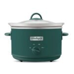 Crock-Pot 4.5qt Slow Cooker: Ceramic Stoneware, 3 Settings, Stay-Cool Handles, Dishwasher-Safe Parts
