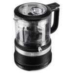 KitchenAid 3.5-Cup Food Chopper - Black Matte: 2 Speeds, Stainless Steel Blades, Dishwasher-Safe Parts, 240 Watts - Image 2