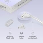Billie Ice Sparkle Razor Starter Kit: 5 Blades, Bikini Line, Legs, Under Arm, Manual Reusable Razor - Image 3