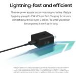 Samsung 25W Wall Charger Power Adapter, Cable Not Included, Fast Charging, Compact Design, Energy Efficient, Compatible with USB Type C Devices, Black - Image 3