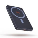 GRIFFIN 5,000mAh Ultra Slim Wireless Charging Power Bank, Fast 15W Wireless & 20W USB-C PD Output for On-the-Go Power
