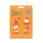 Scrub Daddy Scrub Mommy Dual-Sided Scrubber + Sponge: Foam Material, 4" Height, 6" Width, Cleaning Tools - Image 4
