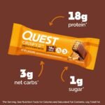 Quest Nutrition 18g Hero Protein Bar - Crispy Chocolate Peanut Butter - Image 3