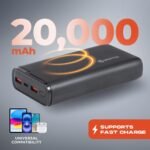 GRIFFIN 20,000mAh Power Bank with PD, Portable Charger Power Bank with 20W USB-C PD & 18W USB-A Output with Battery Indicator Light - Image 4