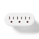 3 Outlet Wall Tap White - Dealworthy™: Multi Plug Extender, 6 Outlet Adapter, 15A, 1 Year Warranty - Image 2
