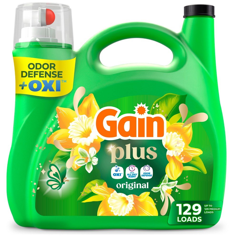 GUEST_ff7e65f3-8a6a-418e-b558-37e4fda7b68d Gain Original Plus Liquid Laundry Detergents - Image 1