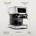 Chefman CraftBrew Espresso Machine Stainless Steel - Image 6